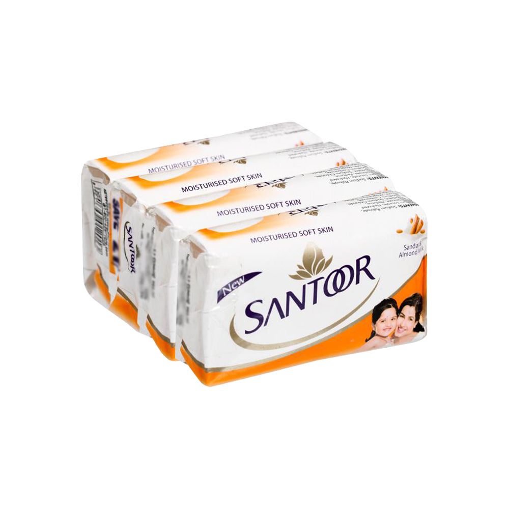 SANTOOR S&ALMOND MILK SOAP 400g                 